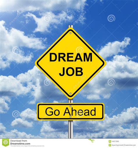 Dream Job Stock Photo Image 44217903