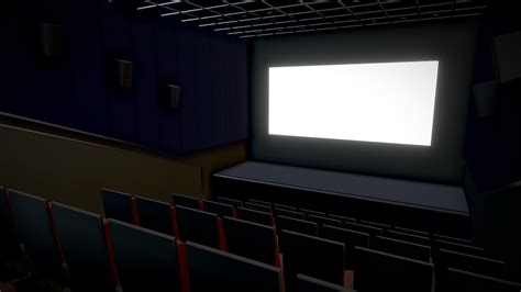Cinemamovie Theater Interior Download Free 3d Model By Comicaroid