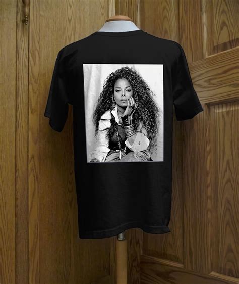 Janet Jackson T Shirt Singer Shirt Janet Jackson Tee Bob Etsy