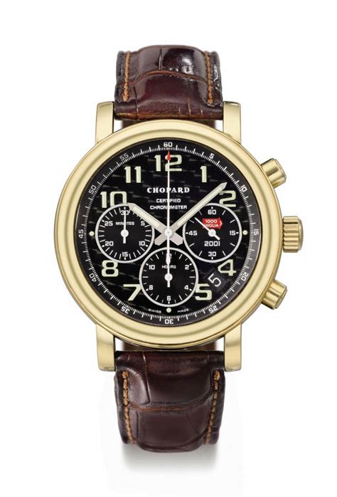 Chopard An 18k Gold Limited Edition Automatic Chronograph Wristwatch