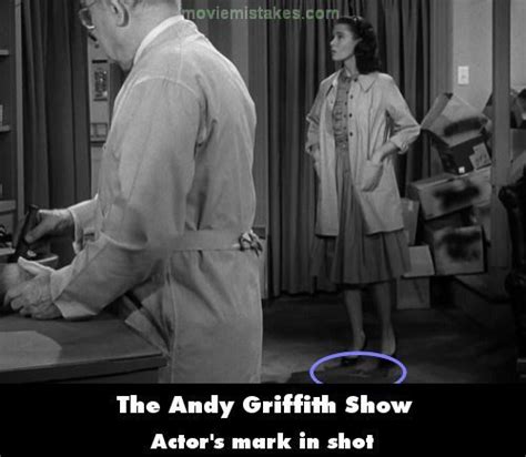 The Andy Griffith Show 1960 Tv Mistake Picture Id 216398