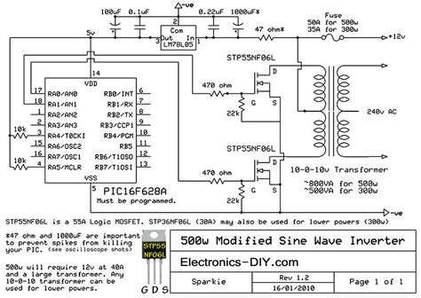 1000w Sg3524 Inverter Circuit Diagram Layout Pcb Inverter Sg3524 Pcb