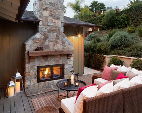 Small Outdoor Fireplace Houzz