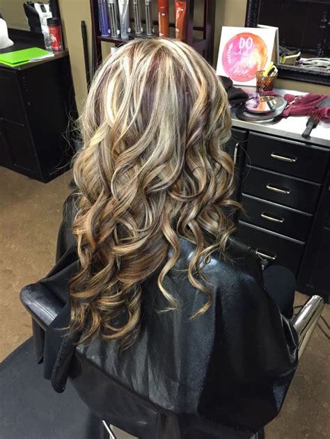 Follow the same color process you. Blonde with auburn lowlights | Hair styles
