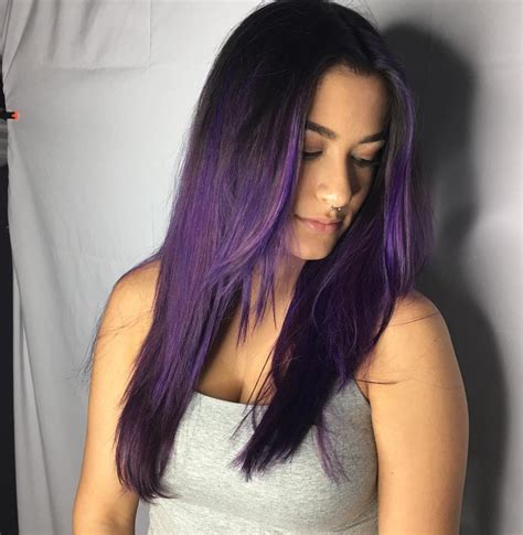 20 ways to wear violet hair. 30 Brand New Ultra Trendy Purple Balayage Hair Color Ideas