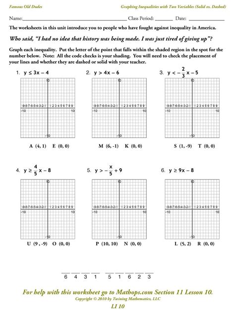 Https://tommynaija.com/worksheet/graphing Systems Of Inequalities Worksheet Algebra 1 Answers