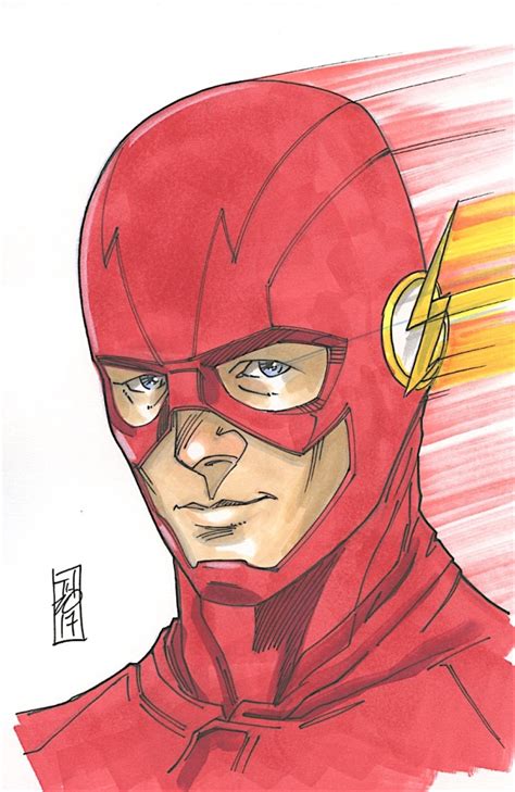 The Flash Face Drawing Learn How To Draw The Flash Face The Flash