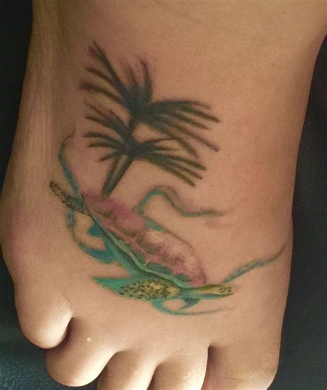 Maybe you would like to learn more about one of these? Sea turtle & palm trees...my latest tattoo...might add a ...