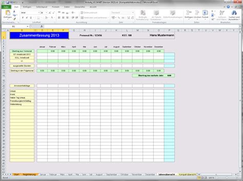 Kostenloser vordruck für stundenzettel wahlweise als excel, word oder pdf. Activity-Report Arbeitszeiterfassung - Download