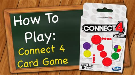 How To Play Connect 4 Card Game Youtube