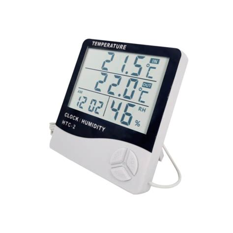 Htc 2 Термометр гигрометр часы с выносным датчиком температуры