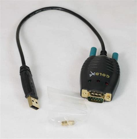 1ft Usb To Db9 Male Serial Port Adapter