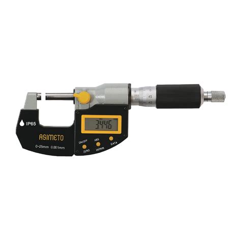 1 2 Ip65 Digital Outside Micrometer Flat End Spindle Micro Quality