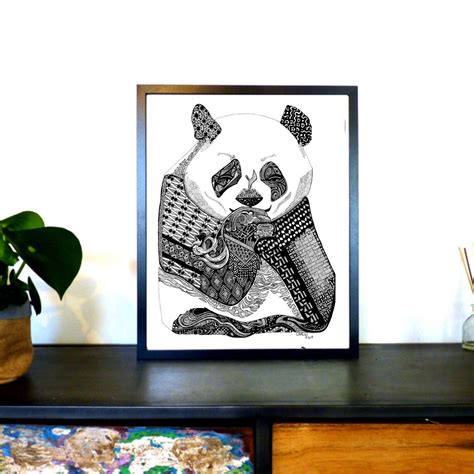 Panda Bear Bear Animal Art Print Animal Wall Art Decor Etsy