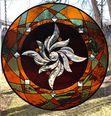 Round Stained Glass Window Panel Delphi Artist Gallery