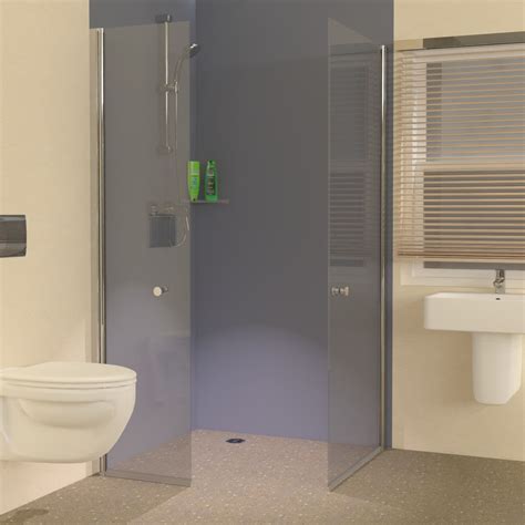 living made easy foldaway wet room shower screens