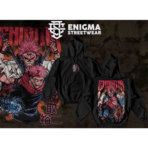 Enigma Streetwear Jacket Hoodie Sweater Trending Unisex Jujutsu Kaisen Anime Hoodie And