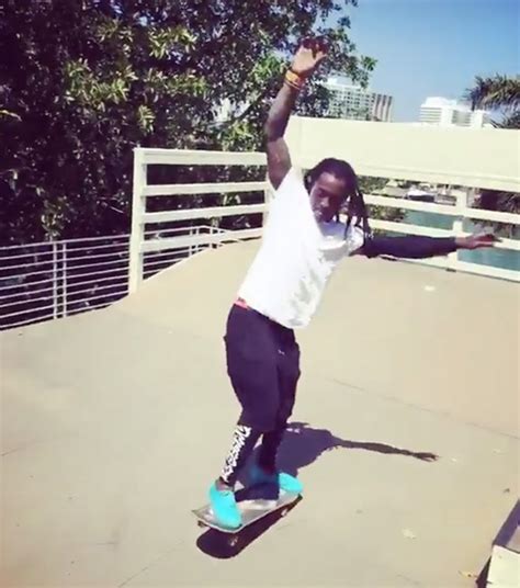 Lil Wayne And Evan Hernandez Skating At Waynes Miami Mansion Sports