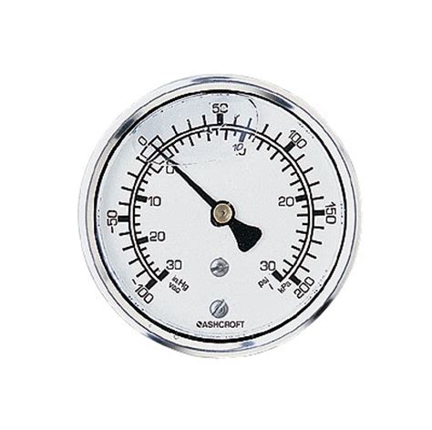 Psi or lbf/in² or lbf/in²) is a unit of pressure or of stress based on avoirdupois. 30 Hg to 30 psi and 100 to 200 kPa Dual Scale Gauge Back ...