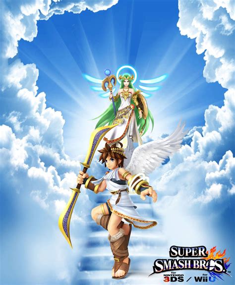 Super Smash Bros Wii U 3ds Pit And Palutena By Legend Tony980 On