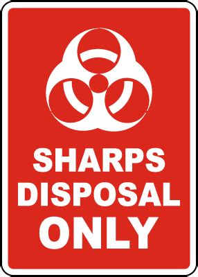 Sharps Container Printable Labels Biohazardous Waste Environment
