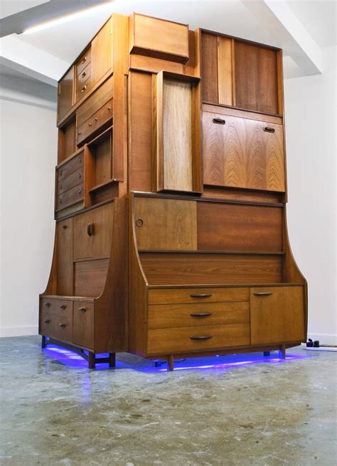 An English Artist Uses Modernist Furniture As A Medium For Abstract