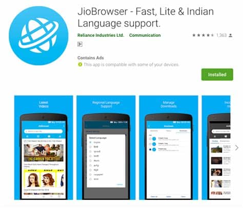 If you try to register using the same number on another app, you will get logged. Jio Browser Download for Windows, Mac & Android