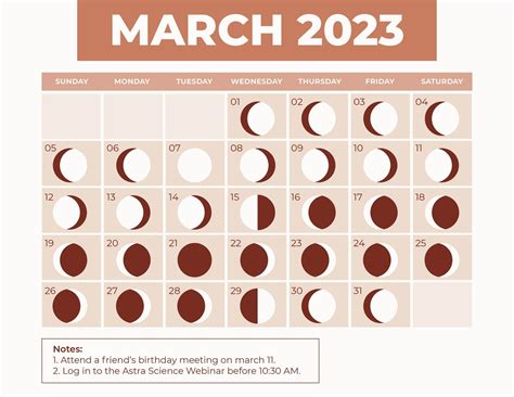 September 2023 Full Moon Printable Template Calendar