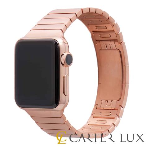If you like the luxury look and think watches should. 24K Rose Gold Apple Watch Series 3 Genuine Link Bracelet ...