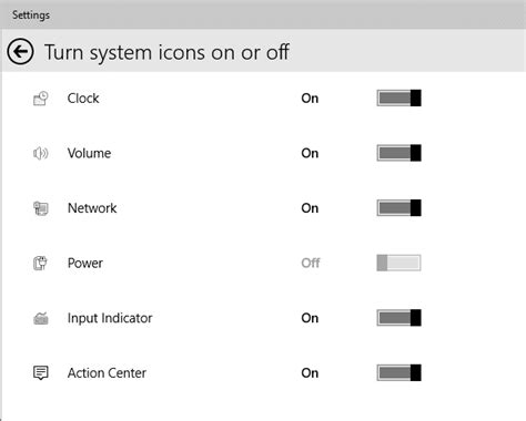 Manage And Display System Tray Icons In Windows 10