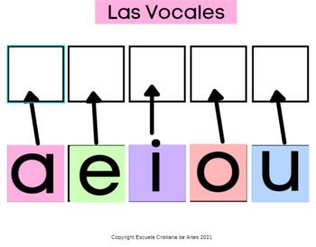 Vowels Sounds In Spanish Las Vocales By Nathaly TpT