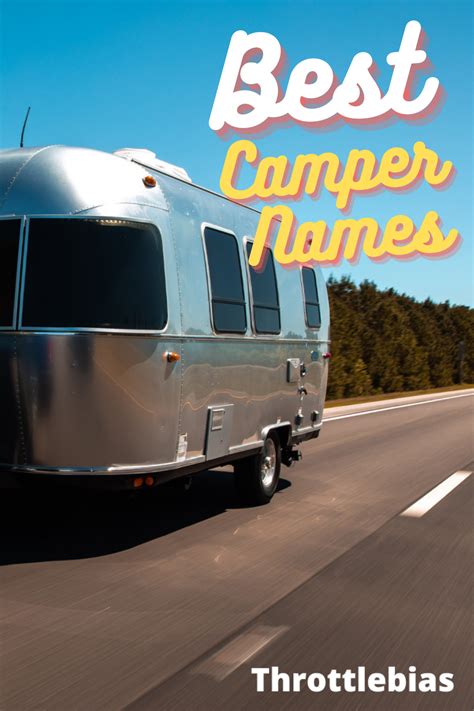 Best Names For Camper Rv Van Motorhomes Camper Travel