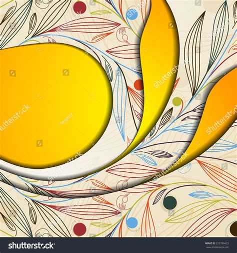  Multi Layered Abstract Background Stock Illustration