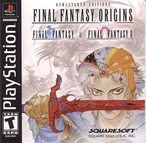 Final Fantasy Origins 2002 Playstation Box Cover Art Mobygames