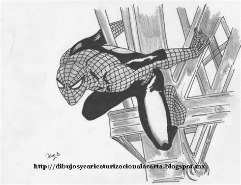 Dibujos Y Caricaturizacion A La Carta The Amazing Spiderman A Lapiz