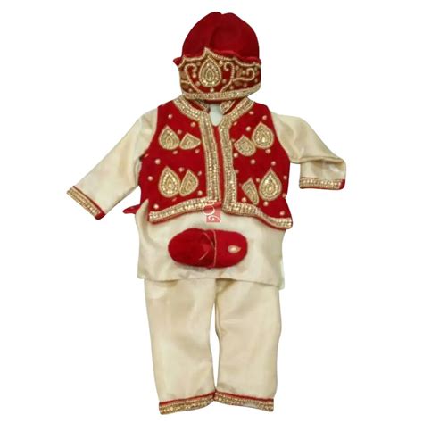 Baby Boy Pasni Cloth Set Redoff White Embroidery Cloth 5 Piece Set