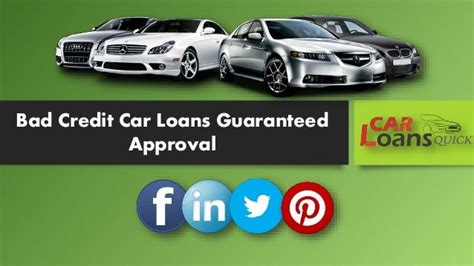 How To Get Auto Loan For Bad Credit Guaranteed Approval With No Hassle