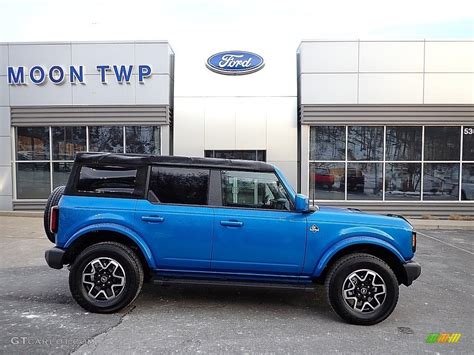 2021 Velocity Blue Ford Bronco Outer Banks 4x4 4 Door 143732750