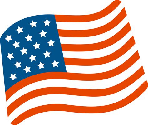Usa Flag Waving Png Us Flag Emoji Png Clipart Full Size Clipart
