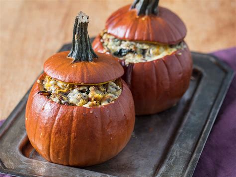 Thanksgiving Stuffed Roast Pumpkins Recipe