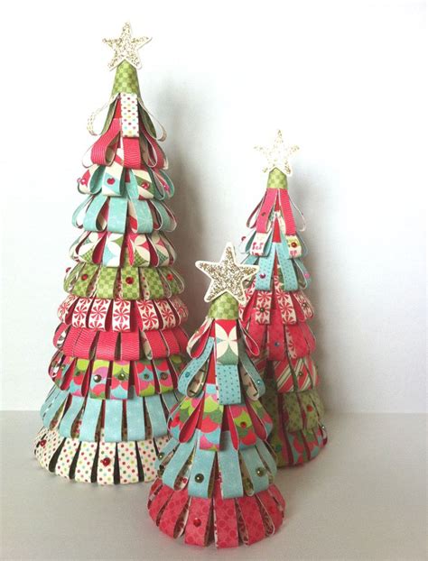 Paper Tree Cones Christmas Pinterest