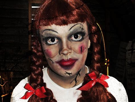 Annabelle Doll The Conjuring Makeup Tutorial Annabelle Halloween