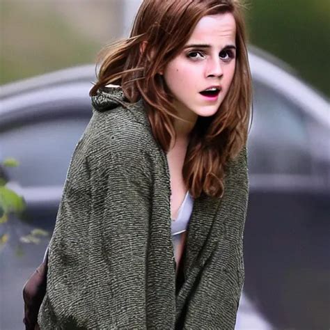 Angry Angry Emma Watson Hanging From And Entangled In Stable