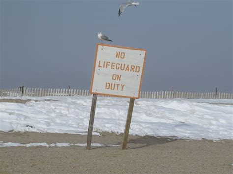 Sure Sign Its Winter Lifeguard Highway Signs Signs