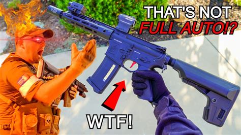 Airsoft Gun Shoots Too Fast Ref Tells Me To Slow Down Youtube