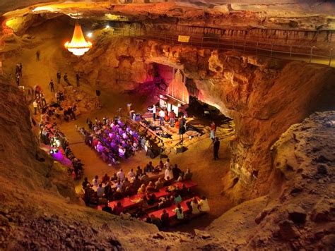 Bluegrass Underground The Volcano Room At The Cumberland Caverns In