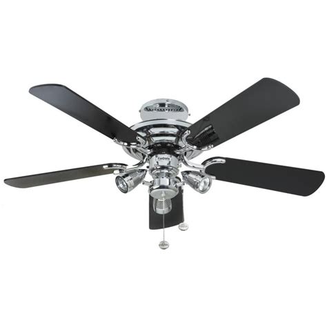 Selecting a modern ceiling fan largely depends on the size of the intended installation space. Fantasia Mayfair 42" Matt Black Ceiling Fan with light ...