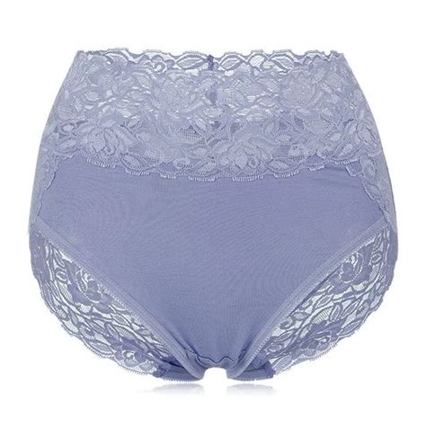 Lace Sexy Women Panties Briefs High Waist Underwear Embroidery Modal Seamless Breathable Female