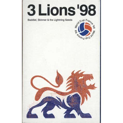 3 Lions 98 By Baddiel And Skinner And Lightning Seeds Tape With Popfair