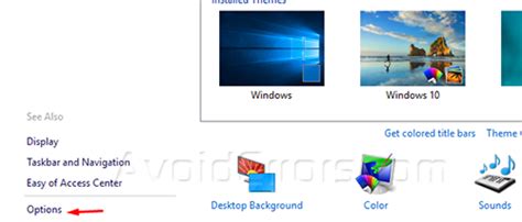 Windows 10 Get Back The Classic Personalization Window Avoiderrors